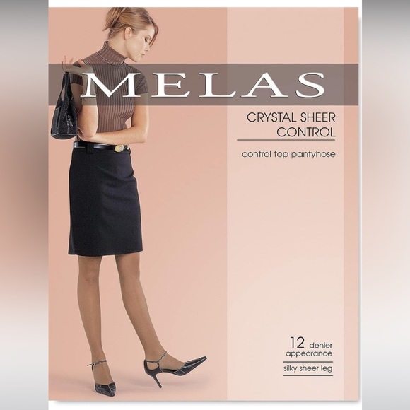 8 Melas Suntan Crystal Sheer Control Pantyhose